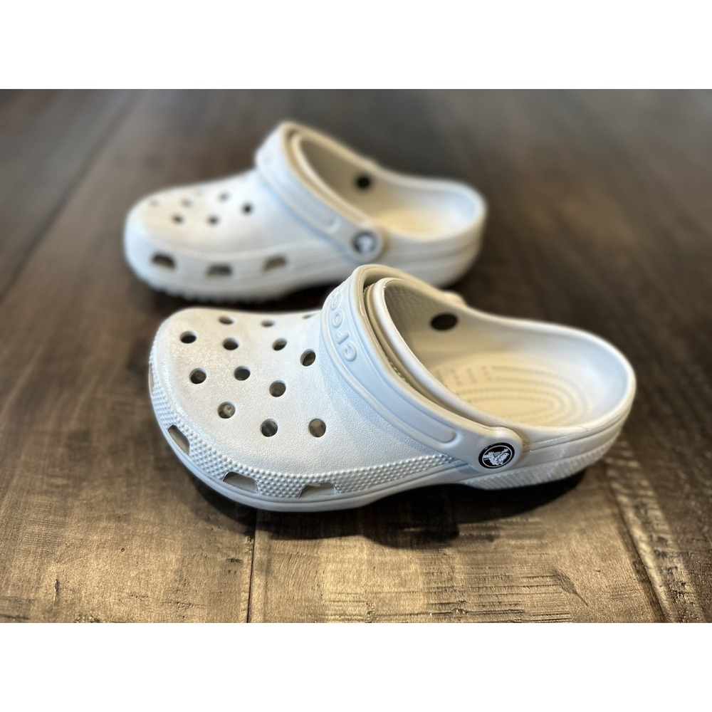 Crocs Unisex Classic Clog White, Size M5‎ W7
